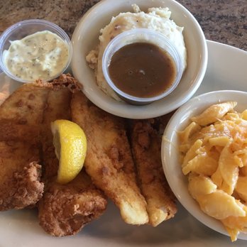 Damons Grill - Flounder platter - Seafood Near Me - Myrtle Beach, South Carolina