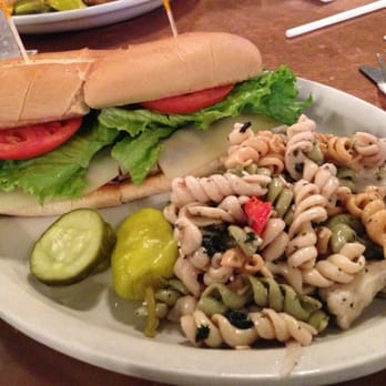 EJ's Pub - Bixby Knolls - Bratwurst Sandwich with Pasta Salad - Sports Bars Near Me - Long Beach, California EJ's Pub - Bixby Knolls - Bratwurst Sandwich with Pasta Salad - Sports Bars Near Me - Long Beach, California