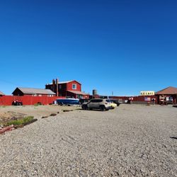 Shohone Ice Caves - Outside parking area