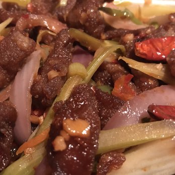 Blue Ginger - Blue Ginger's Crispy Beef Sichuan Crispy Beef Szechuan Style - Asian Fusion Near Me - Stamford, Connecticut