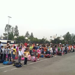 First Avenue Education - Line up for morning exercise during our summer camp.