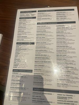 Menu photo 5 Maki Hibachi Orlando, FL