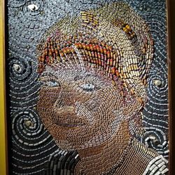 Parched Eagle Taproom - Art by one of the regulars. Cool usage of resistors and integrated circuits!