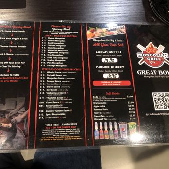 Great Bowl - $15.95 - Mongolian BBQ or Sushi. Lunch can only get the White-Highlights Items. Dinner can get all of the Items - Buffets Near Me - Virginia Beach, Virginia