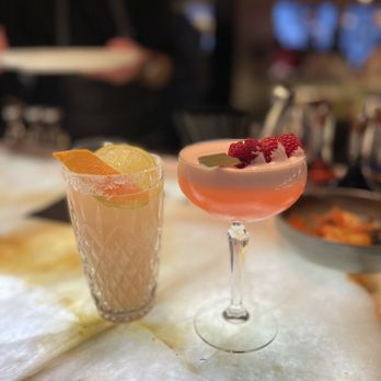 Vulcania - Paloma and Clover Club cocktails - Italian Near Me - Mammoth Lakes, California Vulcania - Paloma and Clover Club cocktails - Italian Near Me - Mammoth Lakes, California