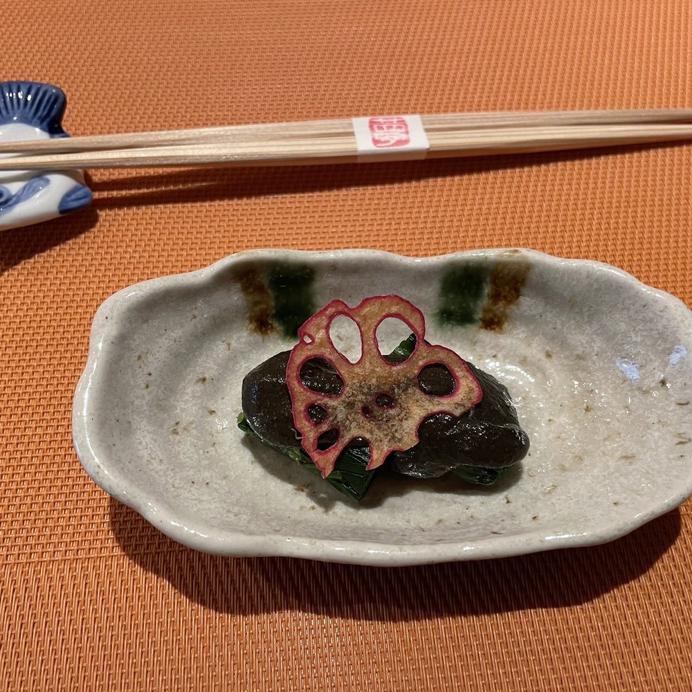 Omakase Yume - Black sesame amuse bouche - Sushi Bars Near Me - Chicago, Illinois Omakase Yume - Black sesame amuse bouche - Sushi Bars Near Me - Chicago, Illinois