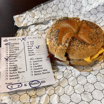 Better On A Bagel Express - a bagel sandwich - Bagels Near Me - Coram, New York
