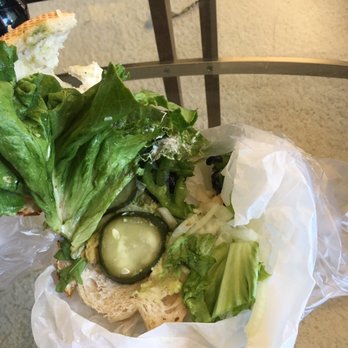 Alaskan Sourdough Bakery - Veggie panini?!!!! More like lettuce onion and pickle sandwich. Totally gross and not worth eating! - Bakeries Near Me - Seattle, Washington
