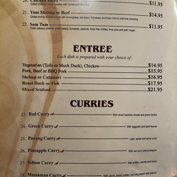 Chan Dara Thai Café - Menu - Thai Near Me - Escondido, California