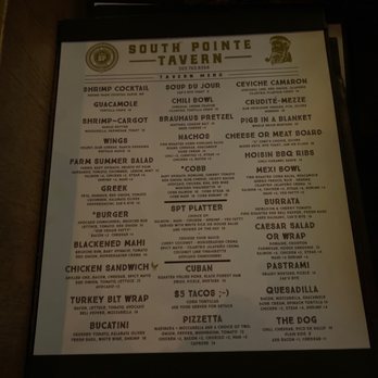 South Pointe Tavern - Menu - American Near Me - Miami Beach, Florida
