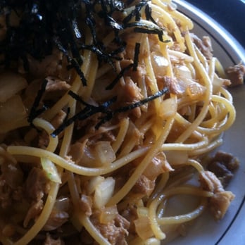 Fort St. George - Enoki Mushroom & Chicken w/Soy Sauce Butter Spaghetti - Asian Fusion Near Me - Seattle, Washington Fort St. George - Enoki Mushroom & Chicken w/Soy Sauce Butter Spaghetti - Asian Fusion Near Me - Seattle, Washington