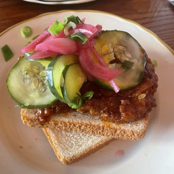 Haberdish - Nashville hot chicken thigh - Southern Near Me - Charlotte, North Carolina Haberdish - Nashville hot chicken thigh - Southern Near Me - Charlotte, North Carolina
