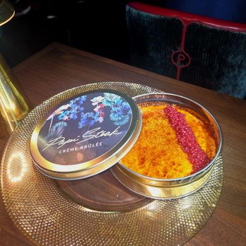 Papi Steak - The Strawberry Caviar & Cream Cteme Brulee dessert - Steakhouses Near Me - Las Vegas, Nevada Papi Steak - The Strawberry Caviar & Cream Cteme Brulee dessert - Steakhouses Near Me - Las Vegas, Nevada