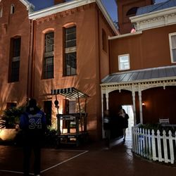 Old Jail After Dark - Outside of the jail