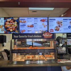 Krispy Krunchy Chicken - Located inside a Shell station. This is the first place you see when you walk in.
