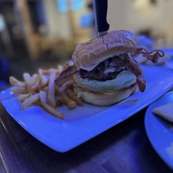 Black n blue burger