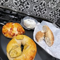 Posh Bagel - Early breakfast for me and breakfast for wife when she gets home from graveyard shift.