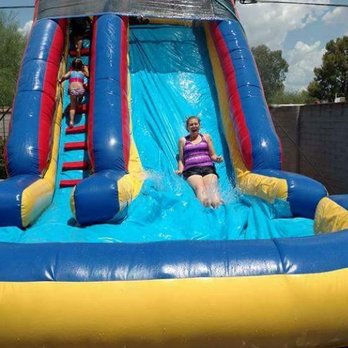 AJ's Jumping Castle - 18 foot water slide $200 - Party Supplies Near Me - Tucson, Arizona AJ's Jumping Castle - 18 foot water slide $200 - Party Supplies Near Me - Tucson, Arizona