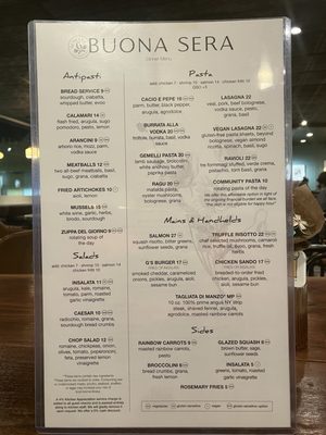 Menu photo 2 Gemelli Restaurant Asheville, NC