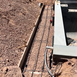 Alpha Home Builders - Concrete foundation for block wall