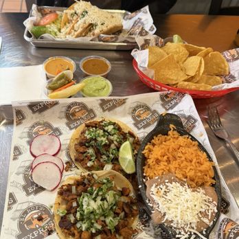 El Roy’s Express Mex - Tacos Dorados w/ shrimp + tacos al pastor - Mexican Near Me - Santa Rosa, California El Roy’s Express Mex - Tacos Dorados w/ shrimp + tacos al pastor - Mexican Near Me - Santa Rosa, California