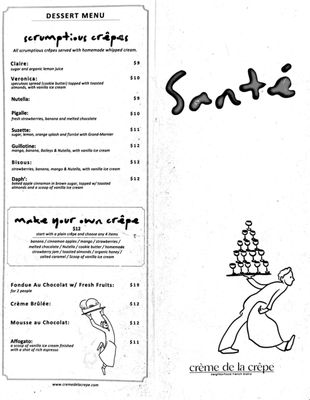 Menu photo 2 Creme De La Crepe - Long Beach Long Beach, CA