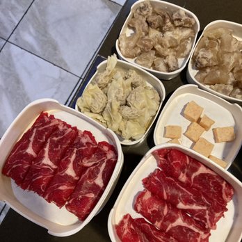 Lang Restaurant - a variety of meats in bowls - Hot Pot Near Me - St. Catharines, Ontario Lang Restaurant - a variety of meats in bowls - Hot Pot Near Me - St. Catharines, Ontario