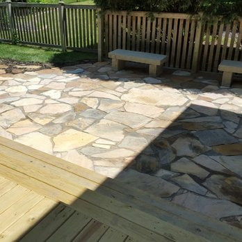 Merrill Landscape Services - New patio, bench seating, and firepit. - Landscaping Near Me - Champaign, Illinois