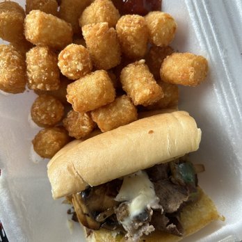 Chilos taqueria - 1/2 Philly and tots! - Tacos Near Me - Atlanta, Georgia