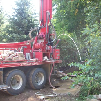 McCarty Well Drilling - well rig set up at residential jobsite - Water Purification Services Near Me - Buchanan, Michigan