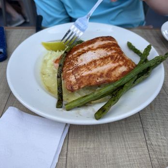 On The Deck Restaurant and Bar - Salmon - Seafood Near Me - Atlantic Highlands, New Jersey