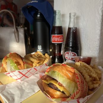 Pool Burger - burger and fries - Tiki Bars Near Me - Austin, Texas
