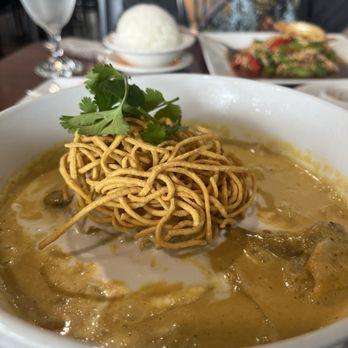 Lanna Thai Restaurant - Chicken Khao Soi - Thai Near Me - Lenexa, Kansas