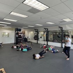 King Martial Arts Co. - Kids class core conditioning.