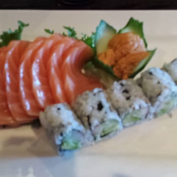 Mizuki Sushi - Salmon only with uni - Japanese Near Me - Deer Park, New York Mizuki Sushi - Salmon only with uni - Japanese Near Me - Deer Park, New York