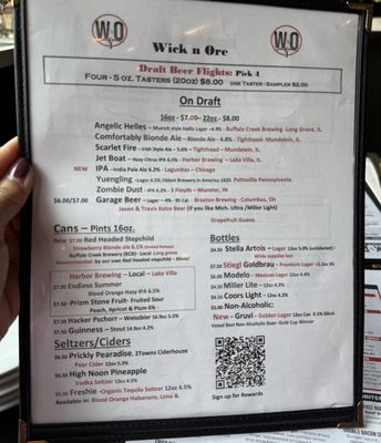Menu photo 6 Wick n Ore Kitchen &Tap Vernon Hills, IL Menu photo 6 Wick n Ore Kitchen &Tap Vernon Hills, IL