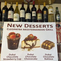 Cleopatra Mediterranean Grill - New Dubai Chocolate Desserts