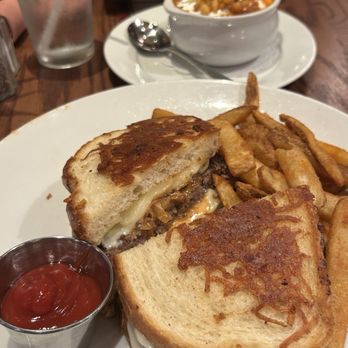 Carnation Cafe - Parmesan Toasted Patty Melt* - American Near Me - Anaheim, California Carnation Cafe - Parmesan Toasted Patty Melt* - American Near Me - Anaheim, California
