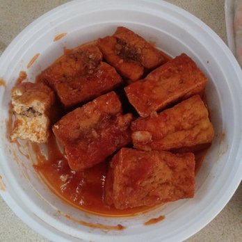 Saigon Tofu - tofu with spicy, tangy sauce - Vietnamese Near Me - Chamblee, Georgia