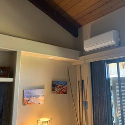 Abco Air Conditioning of Maui - Split AC system. Air handler in our living room