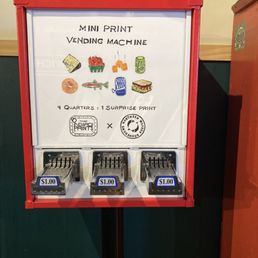 Mini print vending machine Mini print vending machine