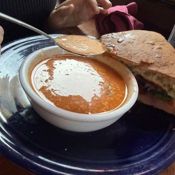 Broadway Heights - Italian sandwich w tomato soup. - New American Near Me - Chico, California