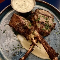 The Greek By Anatoli - Broadway - the grilled lamb chops look good, but I found the meat overdone, so a bit too dry and lean