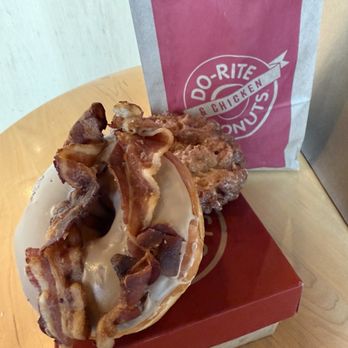 Do-Rite Donuts & Chicken - Maple Bacon Old Fashioned - Donuts Near Me - Chicago, Illinois