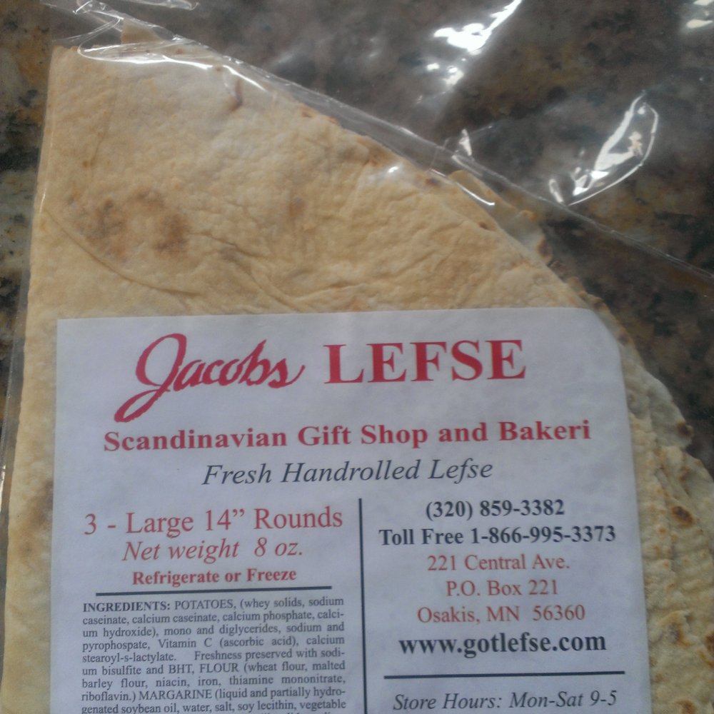 Jacobs Lefse Bakeri - 3 large 14" sheets of high quality great tasting lefse - Bakeries Near Me Jacobs Lefse Bakeri - 3 large 14" sheets of high quality great tasting lefse - Bakeries Near Me