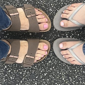 Tick-Tick Time Nails & Spa - Happy momma and daughter - Nail Salons Near Me - Monterey Park, California