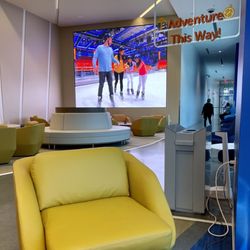 Suite guest lounge at the terminal