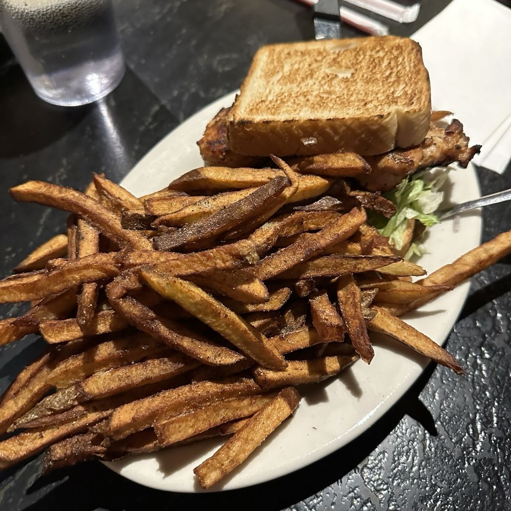 Brook Restaurant & Bar - Blackened chicken sandwich - American Near Me - Tulsa, Oklahoma Brook Restaurant & Bar - Blackened chicken sandwich - American Near Me - Tulsa, Oklahoma