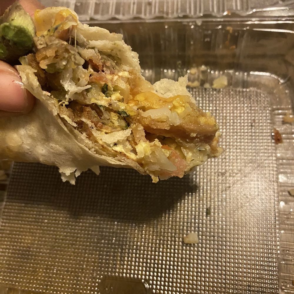 Breakfast Tacos not the best picture but trust me they are delicious. Breakfast Tacos not the best picture but trust me they are delicious.