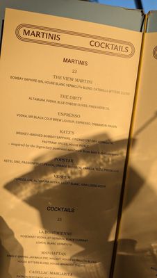 Menu photo 8 The View New York, NY Menu photo 8 The View New York, NY